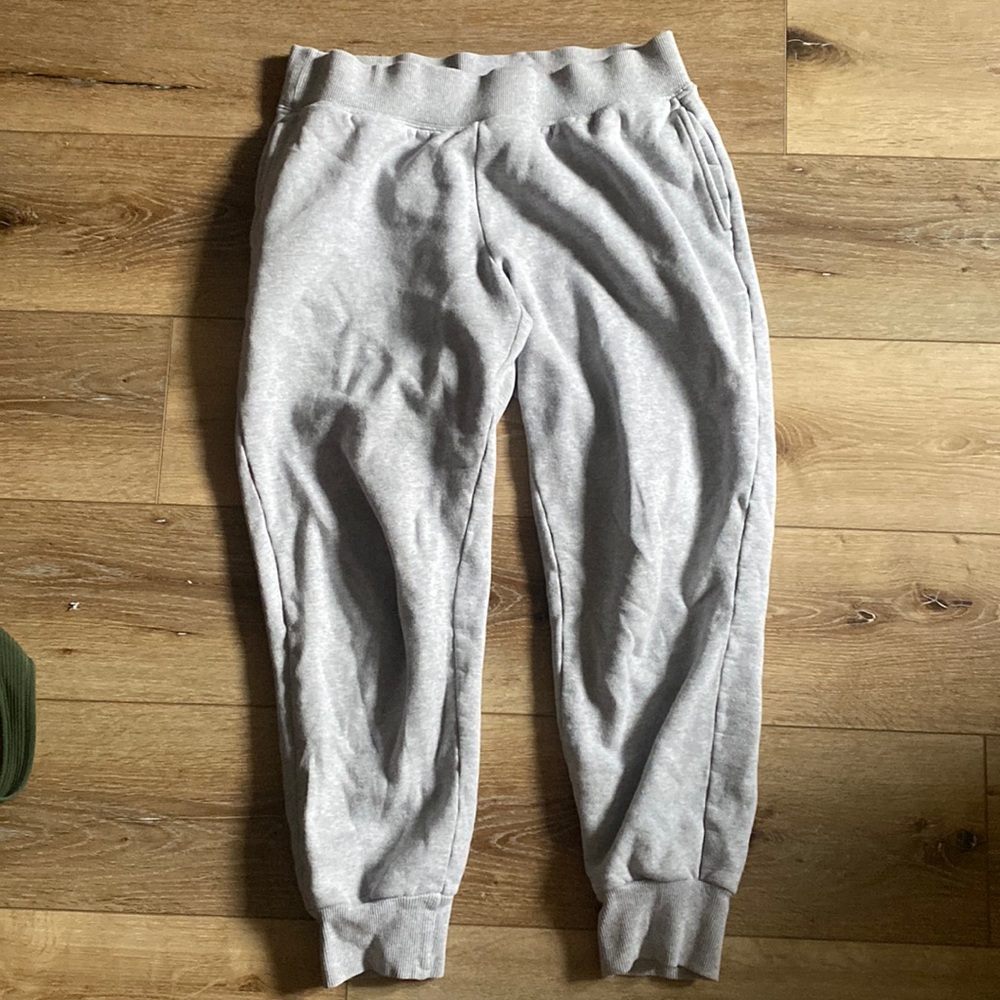 aritzia tna gray sweatpants/joggers